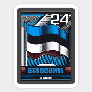 Estonian independence Sticker